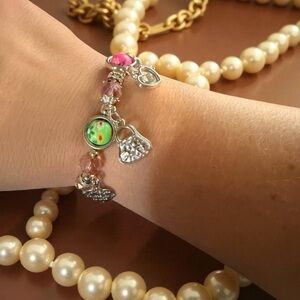 Charm Bracelet Silver Tone Half Bar Bracelet New in Package Great Gift